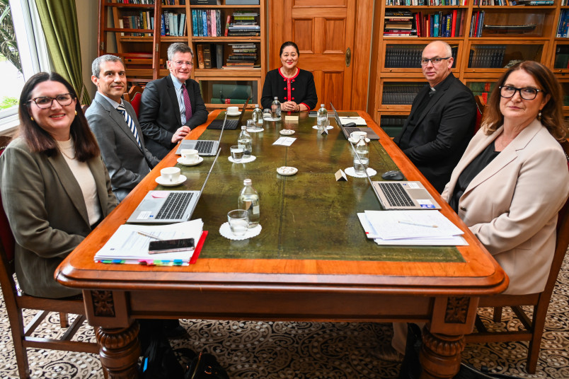 Dame Cindy with the TG Macarthy Board of Governors