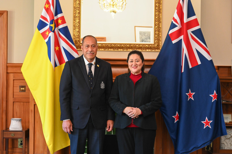 Dame Cindy and the Honourable Dalton Talagi