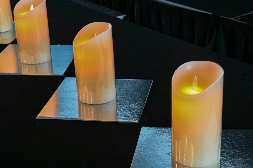 Candles at the 2026 International Holocaust Remembrance Day