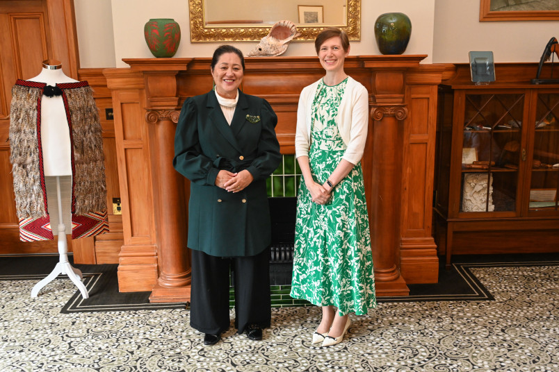 Dame Cindy and HE Ms Iona Thomas