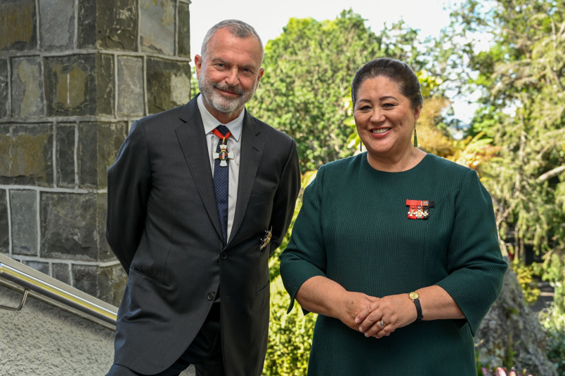 Sir Sam Neill and Dame Cindy