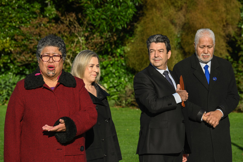 HE Pedro Terra, Ambassador of the Federative Republic of Brazil, receiving the cultural welcome
