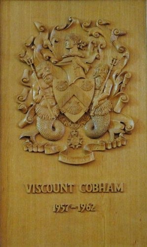 Viscount Cobham’s carved panel