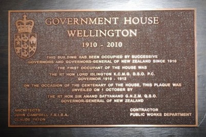 Centenary plaque