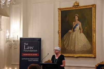 Rt Hon Dame Sian Elias speaking at an event she is hosting as Administrator