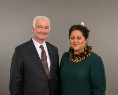 The Rt Hon Dame Cindy Kiro and Dr Richard Davies