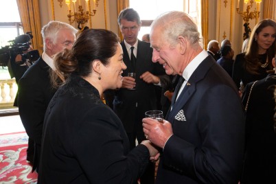 Dame Cindy Kiro and King Charles III