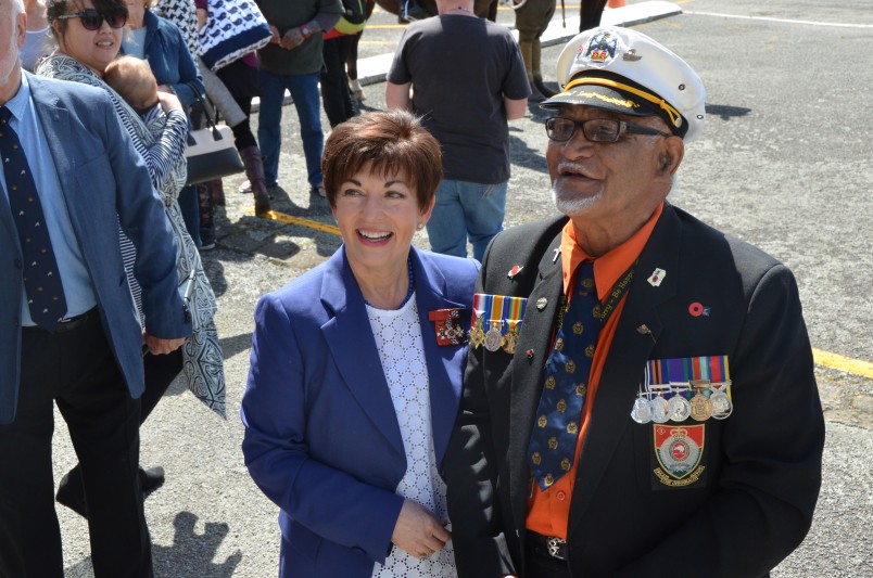 The Governor-General, The Rt Hon Dame Patsy Reddy and a guest at the function.