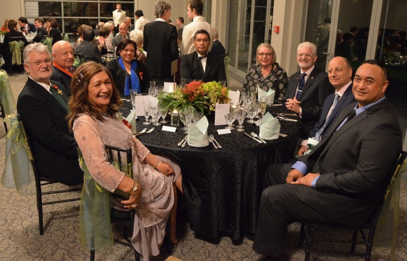 Guests at the Investiture Dinner.