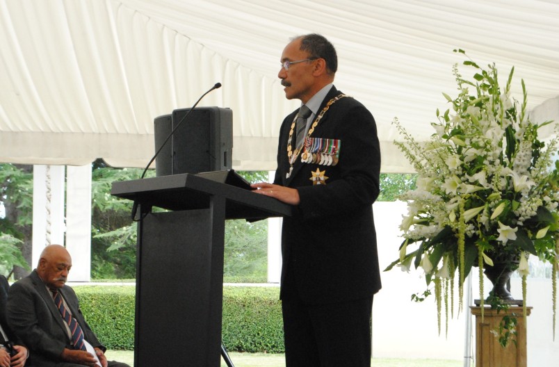 Sir Paul Holmes investiture.