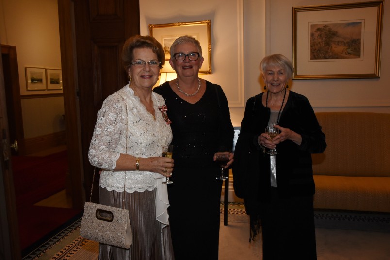 Dame Malvina Major, ONZ, Mrs Ann Bennett and Mrs Angela Gorton.