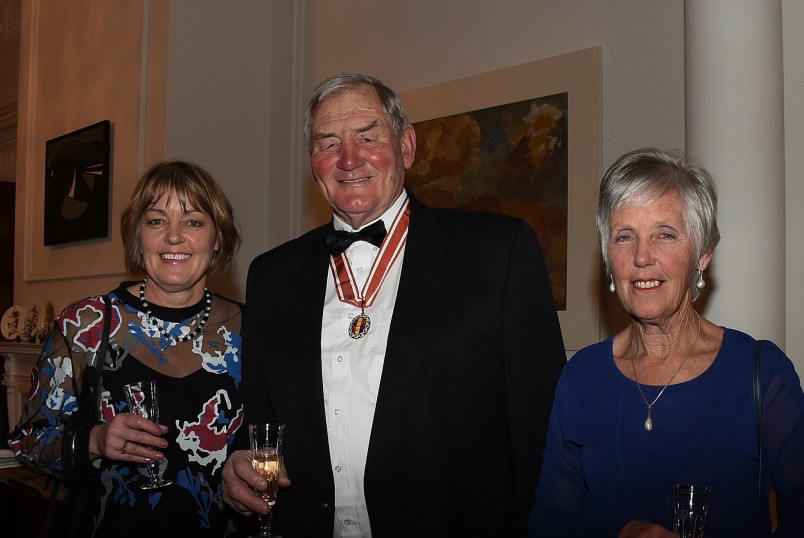 Ms Joanne Mossman, Sir Brian Lochore, ONZ and Lady Pam Lochore.