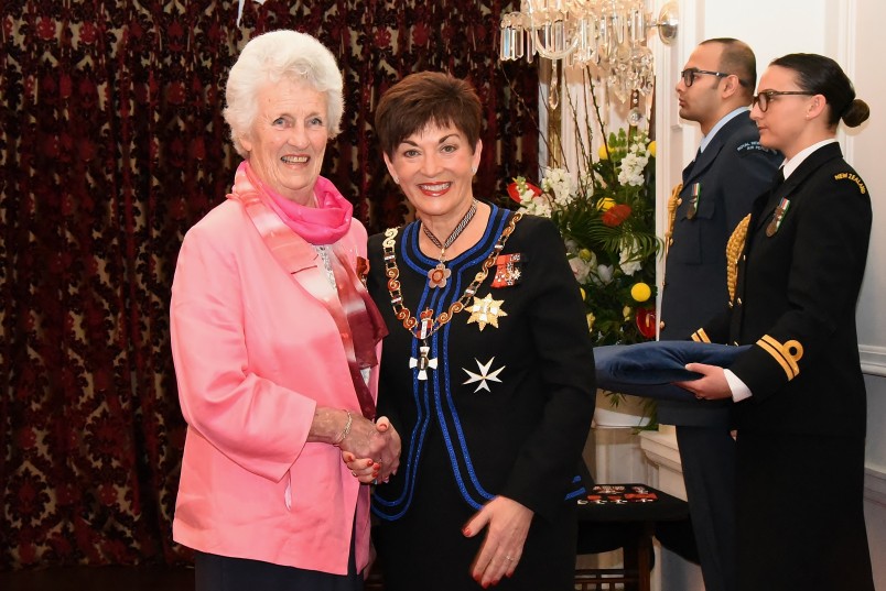 An image of Mrs Susanne (Sue) Edwards, ONZM of Picton, for services to synchronised swimming