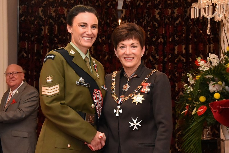an image of Staff Sergeant Tina Grant, DSD for services to the New Zealand Defence Force