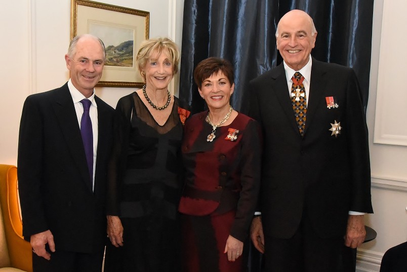 Image of Frances Wilson-Fitzgerald, ONZM and Stephen Fitzgerald