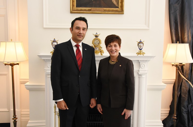 Image of HE the Rt Hon Dame Patsy Reddy with HE Mr Wahidullah Waissi, the Ambassador of the Islamic Republic of Afghanistan 