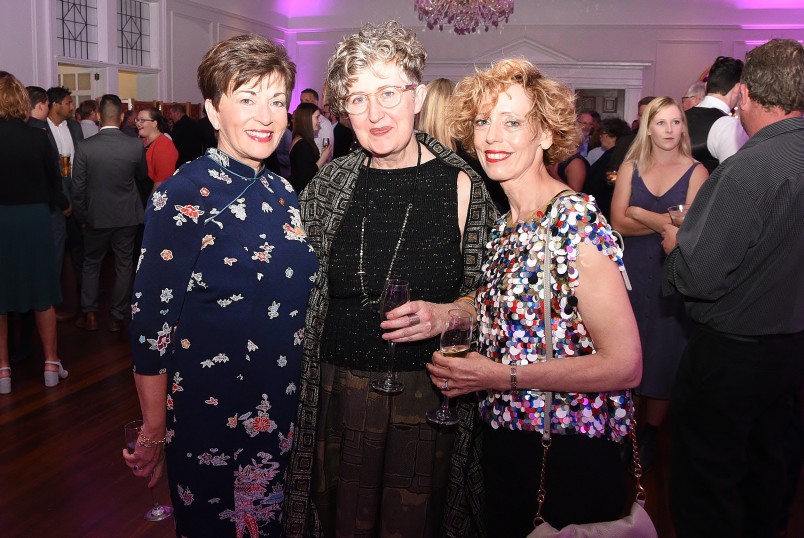 Image of Dame Patsy with designer Liz Mitchell and Jayne Talbot 