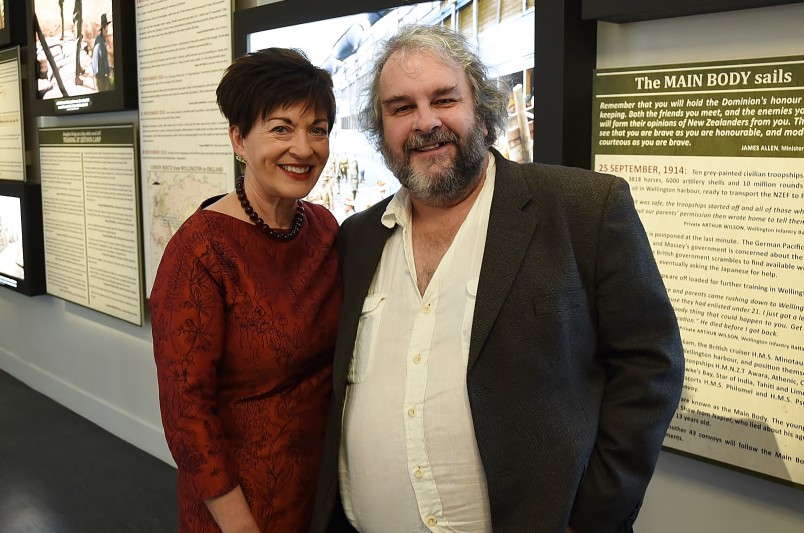 Image of Dame Patsy with Sir Peter Jackson
