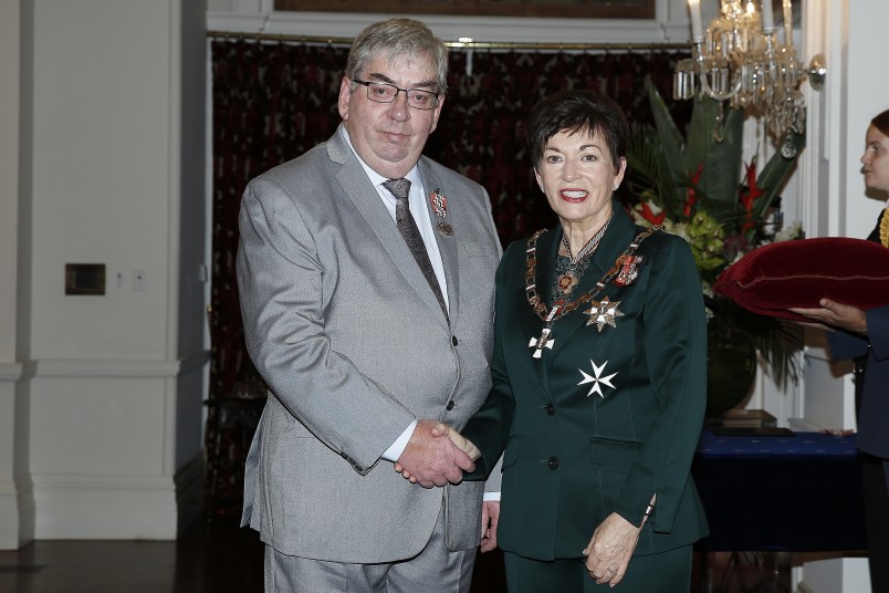 Image of Dame Patsy Reddy and Graham Keep