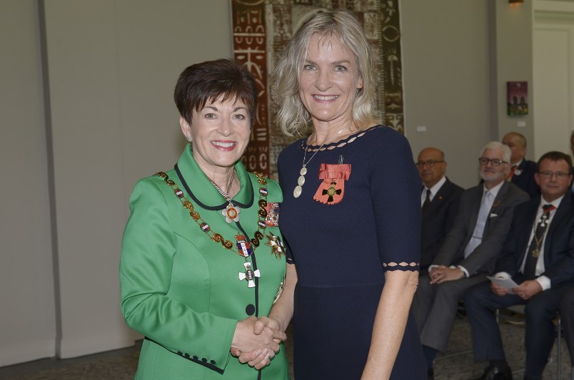 Image of Rachel Brown and Dame Patsy Reddy;