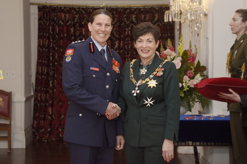 Image of Rochelle Martin, of Red Beach, MNZM, for services to rugby and Fire and Emergency New Zealand