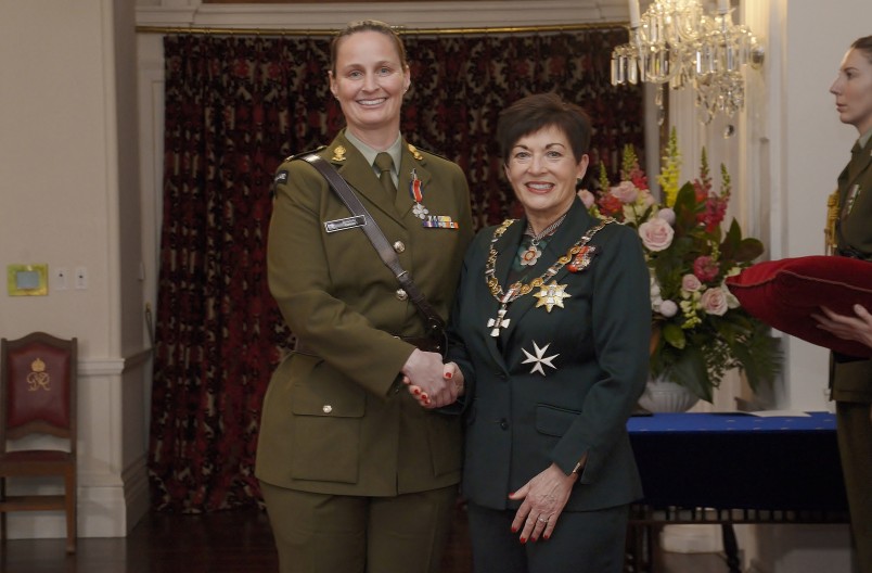 Image of Captain Gabrielle Gofton, DSD, for services to the New Zealand Defence Force