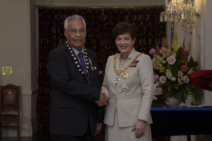 an image of Mr Filipo Lui, of Lower Hutt, QSM for services to the Tokelauan Community
