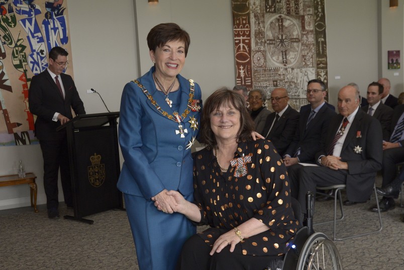 an image of Geraldine Pomeroy, of Hamilton, QSM for services to people with disabilities