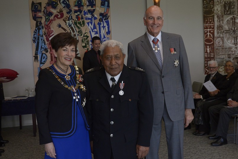 an image of Raymond Coffin, of Te Kuiti, QSM for services to the Maori Wardens Association