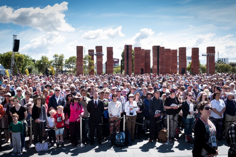 an image of Armistice Day crowd at Pukeahu