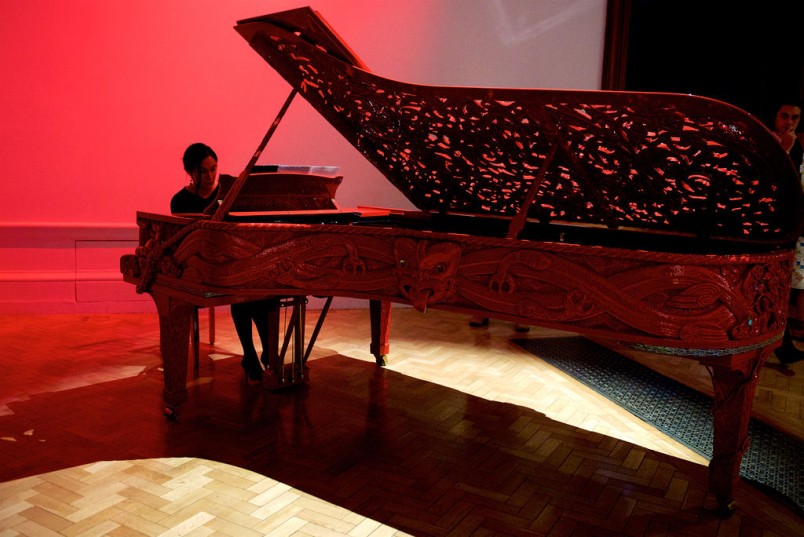 an image of Michael Parekowhai's magnificent carved piano