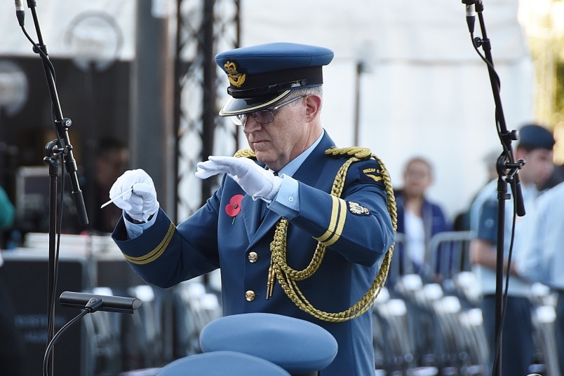 Image of the conductor of the NZDF BAND