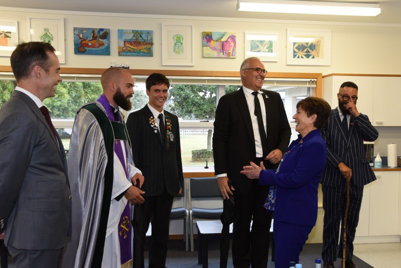 Dame Patsy meeting Dilworth Trust Board members, staff and students