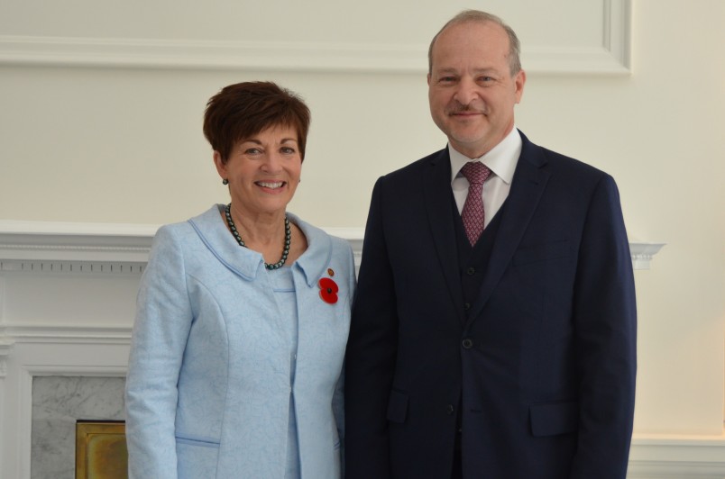 Image of Dame Patsy and Ambassador of the Czech Republic HE Mr Tomáš Dub 