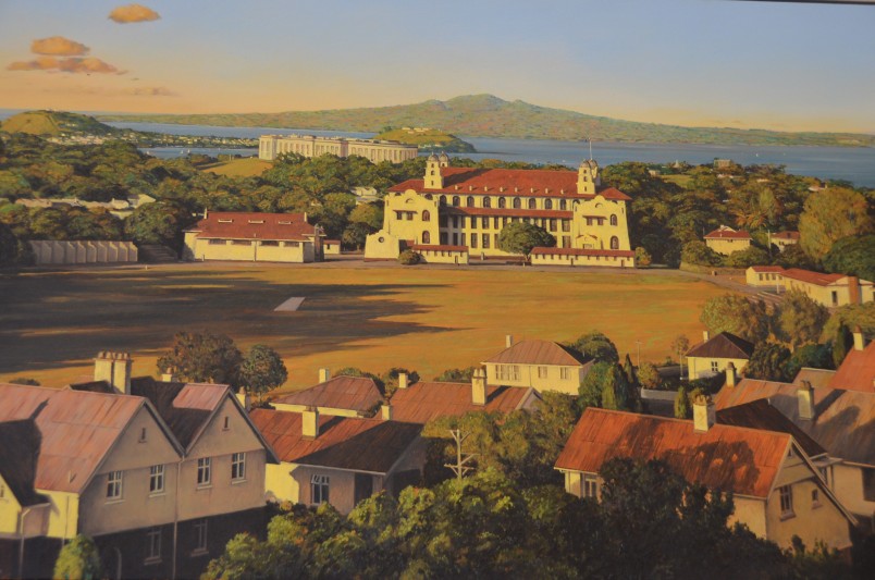 Auckland Grammar's mission-style building