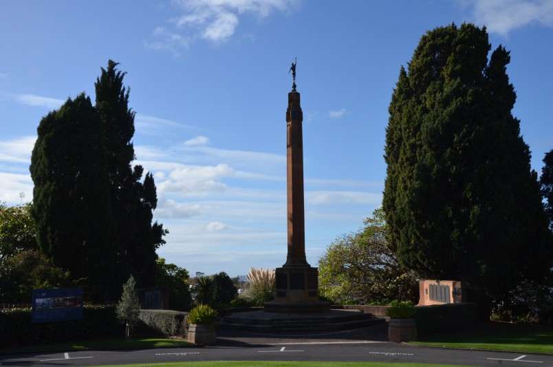 Auckland Grammar's War Memorial, unveiled by Governor-General Jellicoe