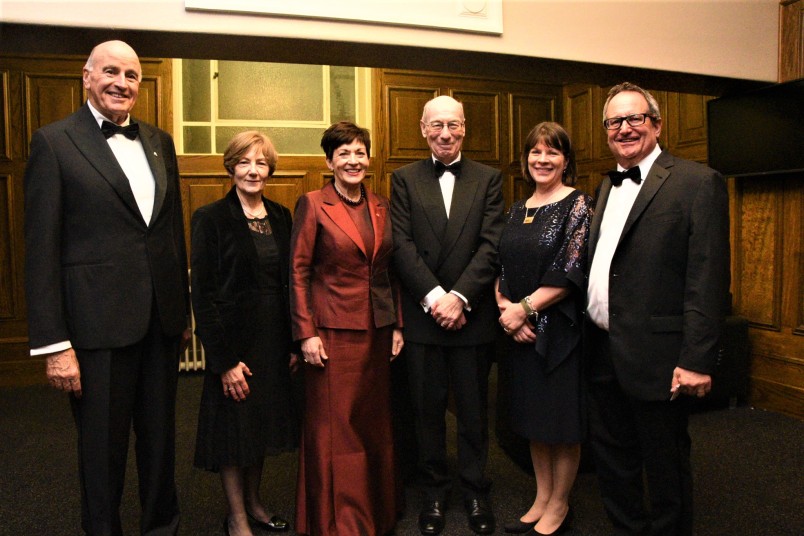 Their Excellencies with Chancellor Royden Somerville and Lee Somerville, and Vice-Chancellor Professor Harlene Hayne and Mike Colombo
