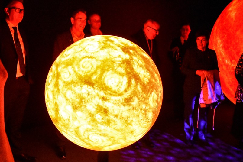 Image of inside the Dark Sky Experience - our own star, The Sun