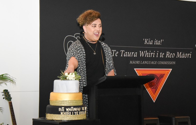 MC and Ambassador for Te Wiki o te Reo Maori, Pere Wihongi