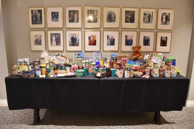 Images of donations for the Auckland City Mission