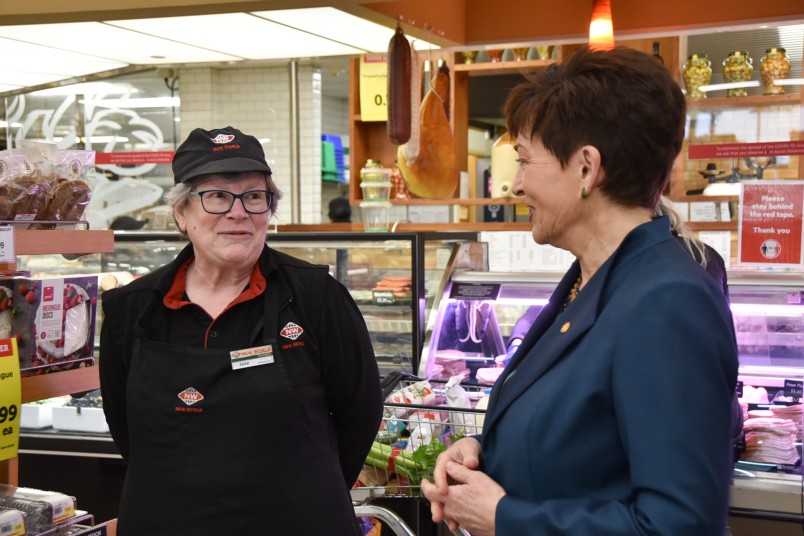 Dame Patsy meets Jane Fagerlund New World Thorndon