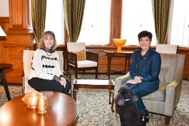 Dame Patsy with Dr Samantha Murton, President of the Royal New Zealand College of General Practitioners