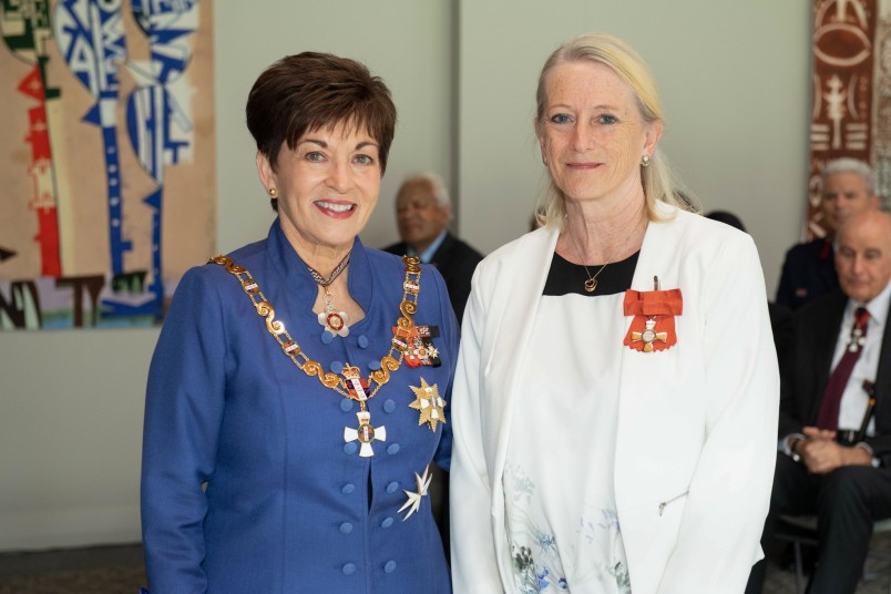Dr Sally-Ann Harbison and Dame Patsy Reddy