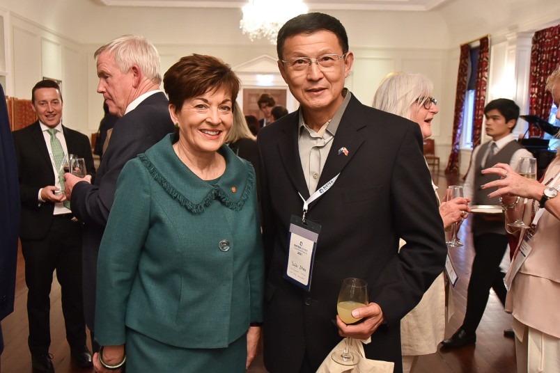 Image of Dame Patsy with Yafei Zhou
