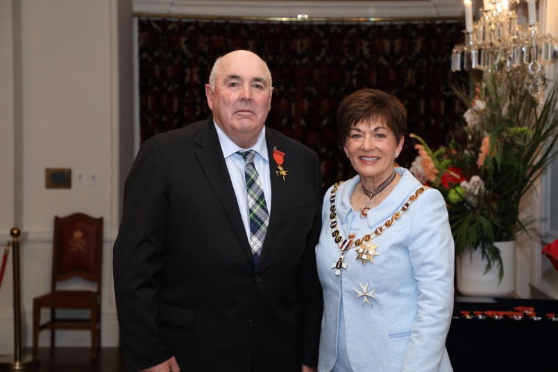 Image of Mr Denis Aitken, of Outram, ONZM, for services to the dairy industry and the community