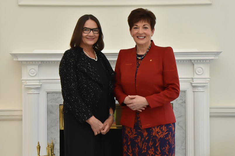 Dame Patsy and HE Ms Satu Mattila-Budich, Ambassador of the Republic of Finland