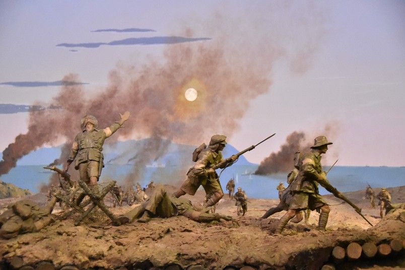 Image of a detail of the diorama
