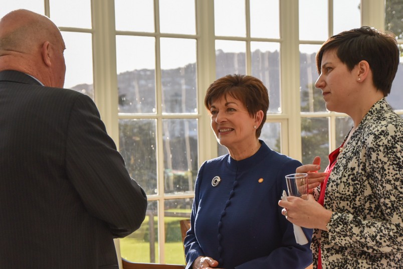Dame Patsy Reddy with Aphra Green