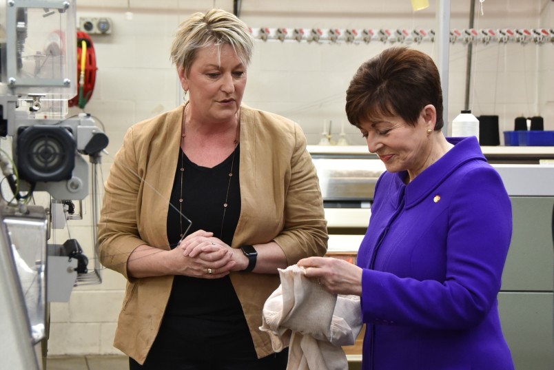 Dame Patsy Reddy and Kim Holden