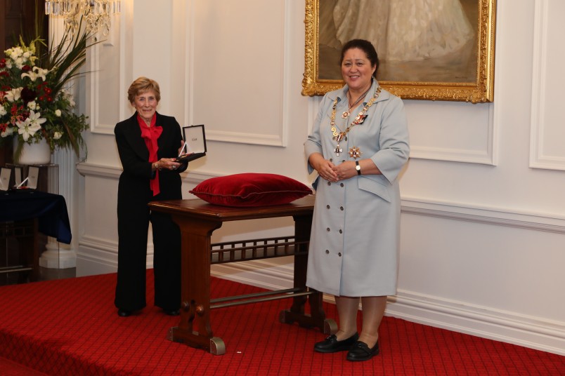 Dame Cindy and Mrs Mary McFarlane, of Dunedin, ONZM for services to swimming